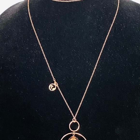 Necklace Rose Gold Plated with Hallow Ball 36” - Picture 6 of 8